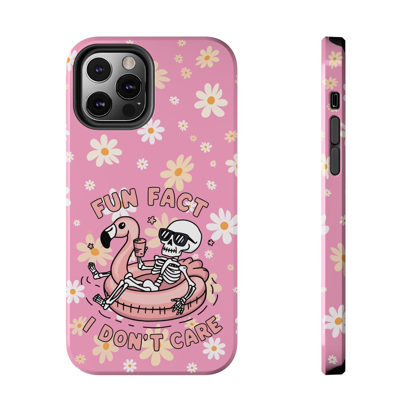 Fun Face I Dont Care  - Tough Phone Cases