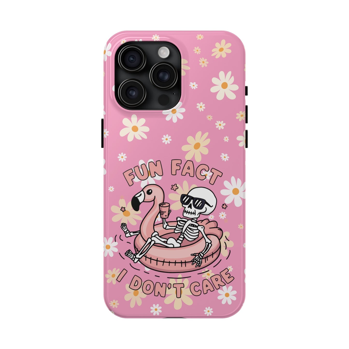 Fun Face I Dont Care  - Tough Phone Cases