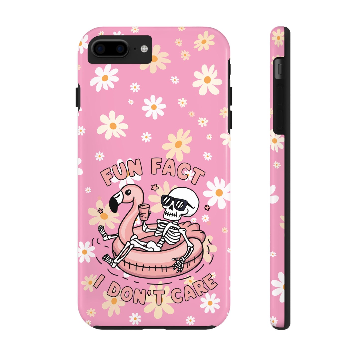 Fun Face I Dont Care  - Tough Phone Cases