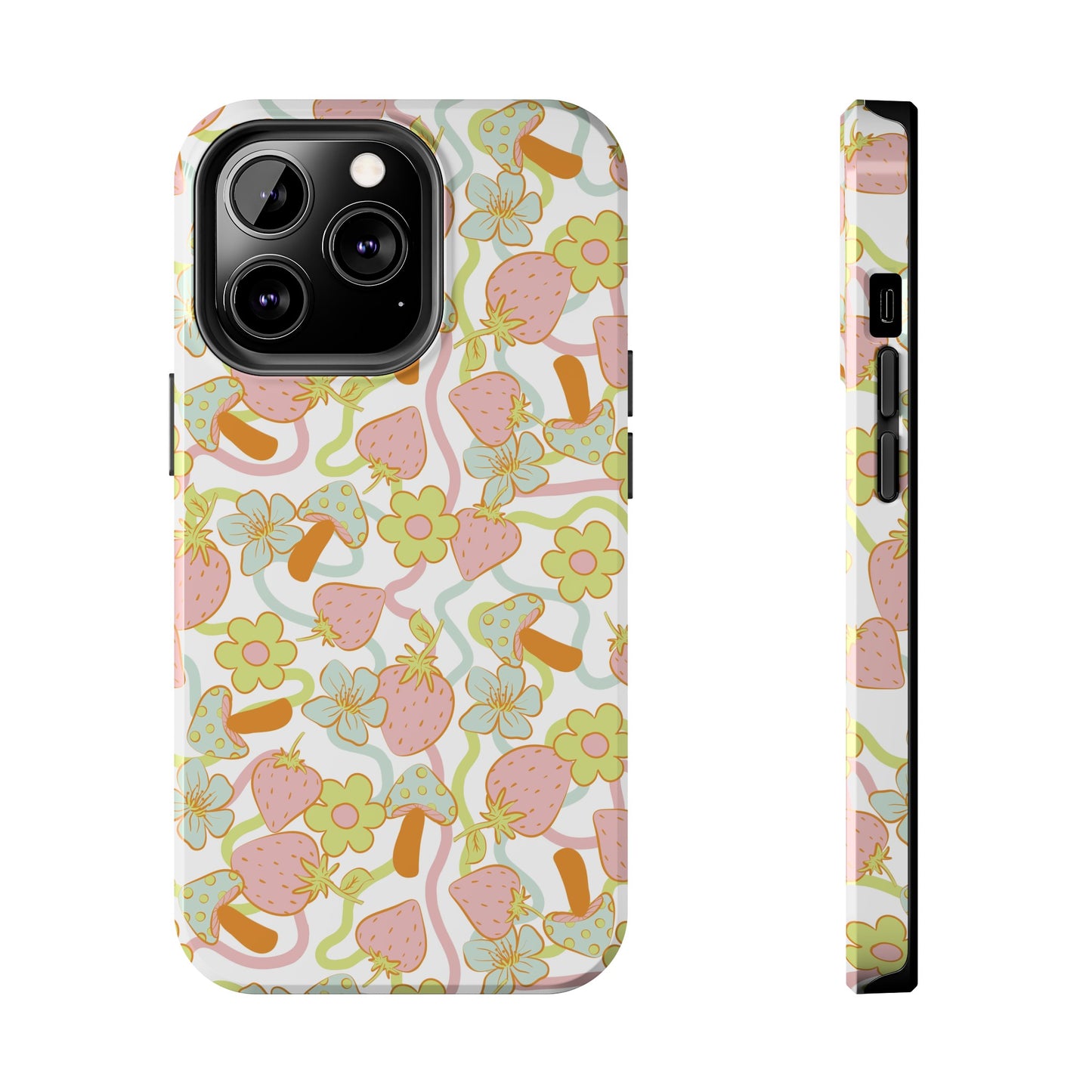 Strawberry Shrooms - Tough Phone Cases