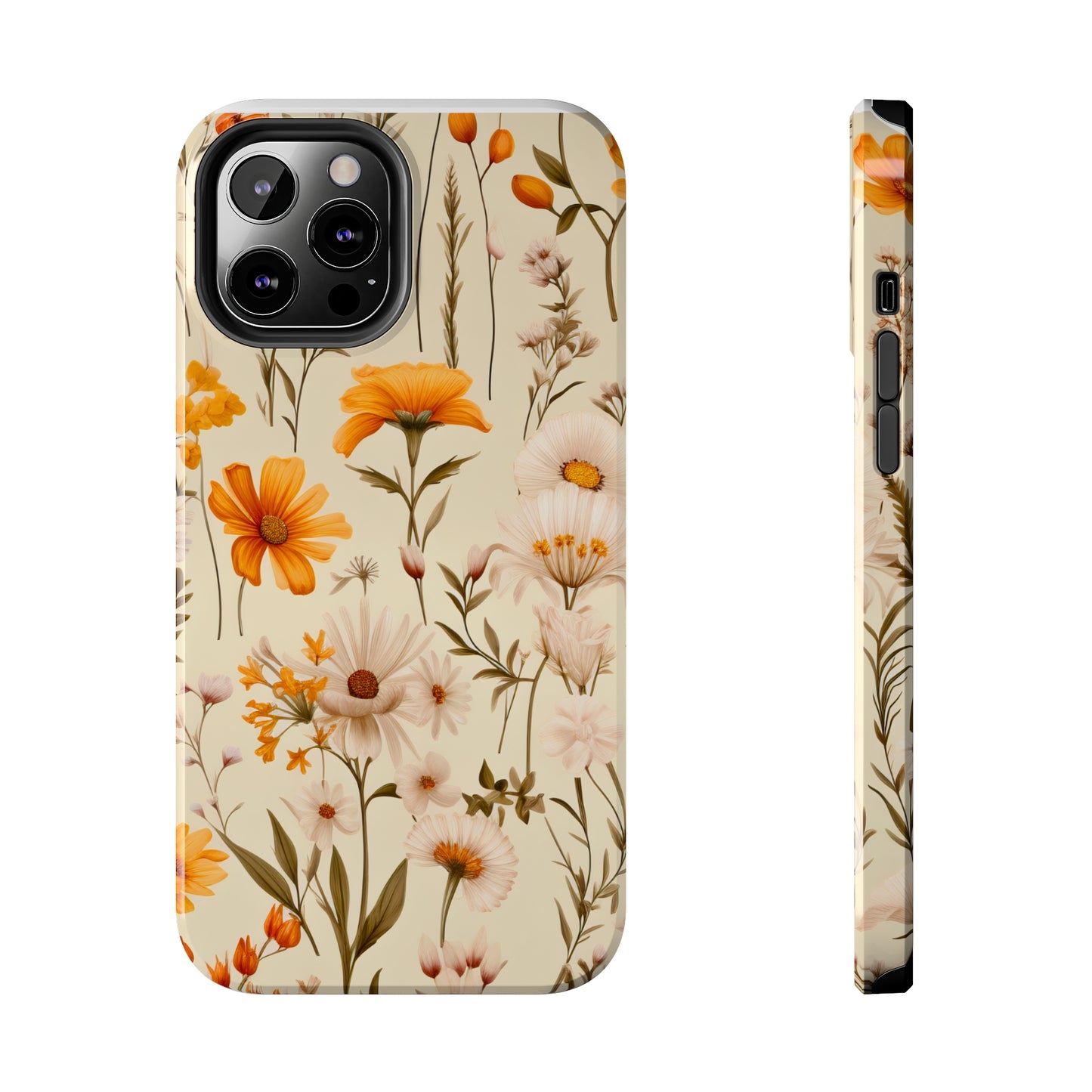 Yellow Floral - Tough Phone Cases