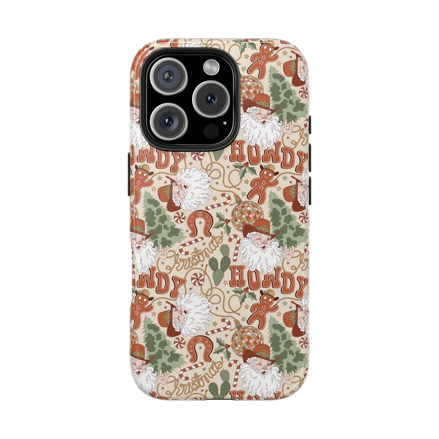 Howdy Christmas -  Tough Phone Cases