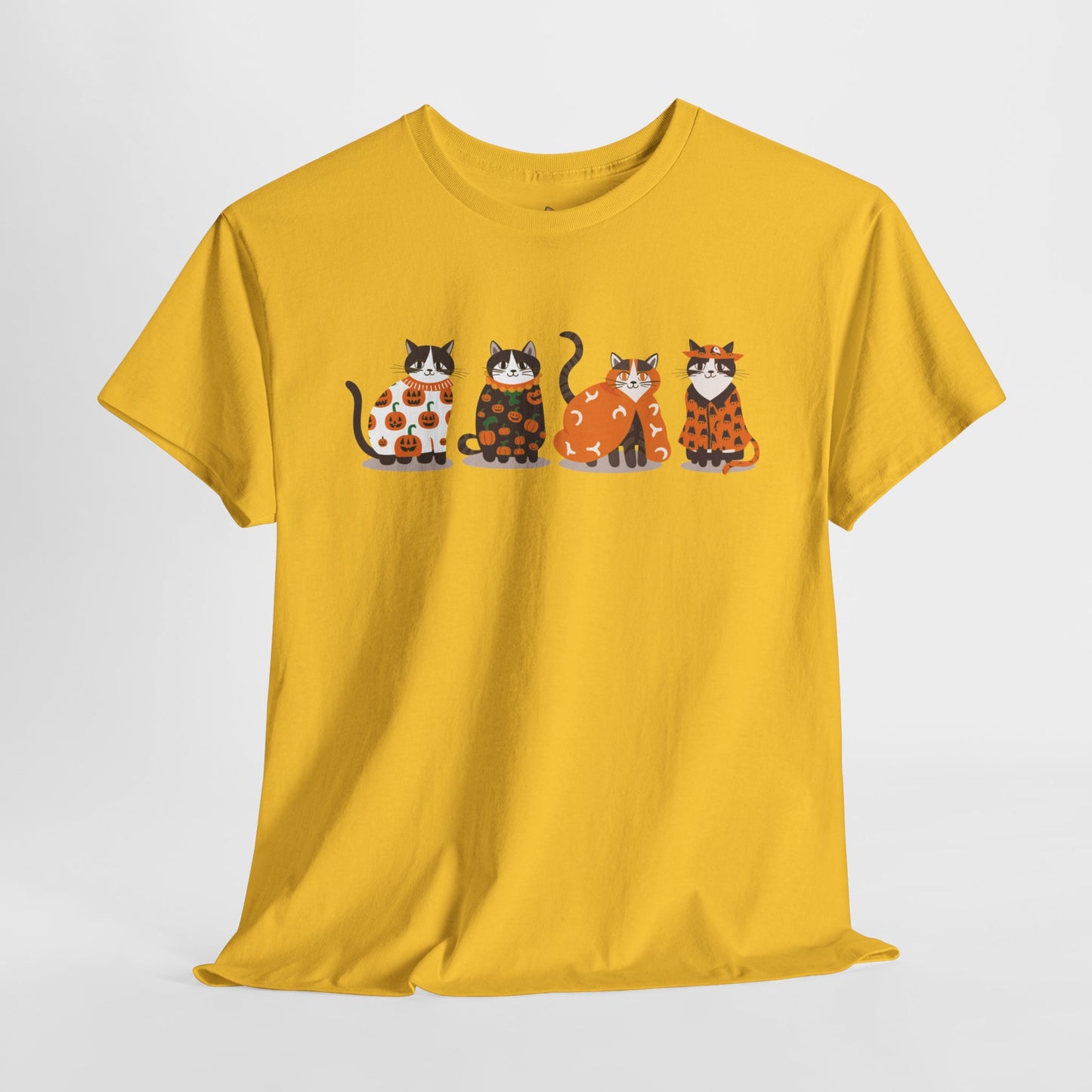 Halloween Kitties - Unisex Heavy Cotton Tee