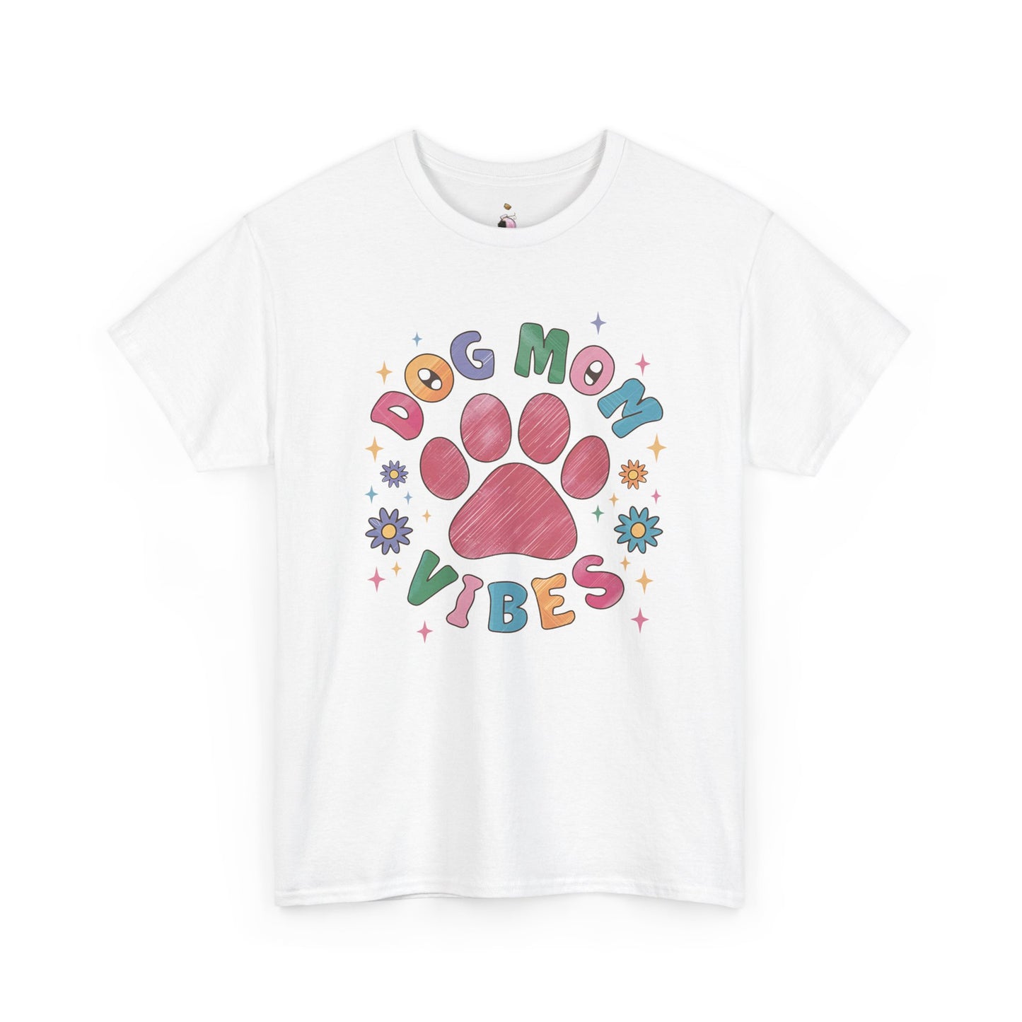 Dog Mom Vibes - Unisex Heavy Cotton Tee