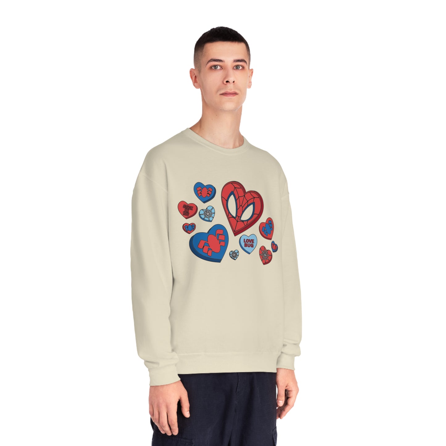 Spidey Hearts - Unisex NuBlend® Crewneck Sweatshirt