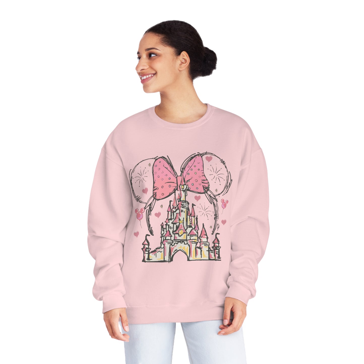 Pink Castle - Unisex NuBlend® Crewneck Sweatshirt