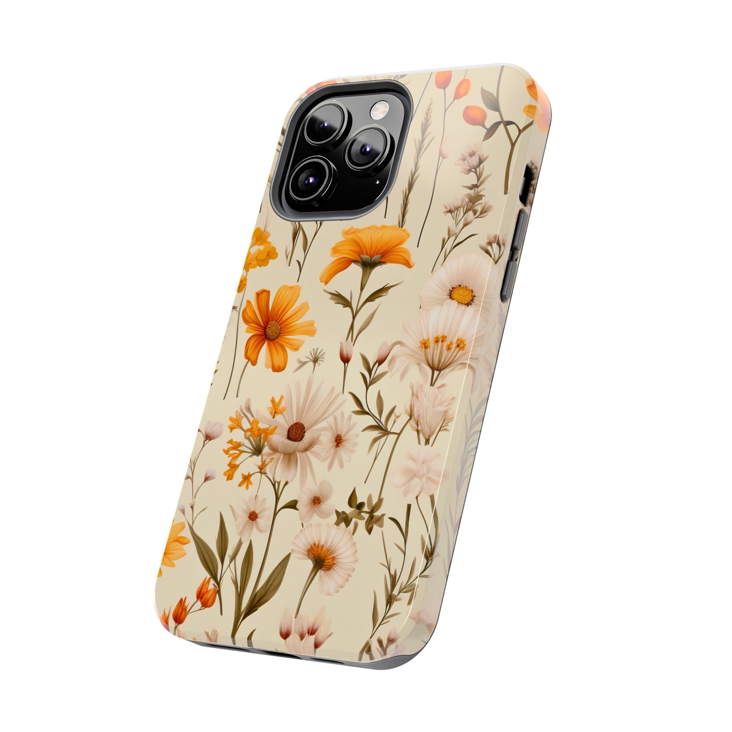 Yellow Floral - Tough Phone Cases