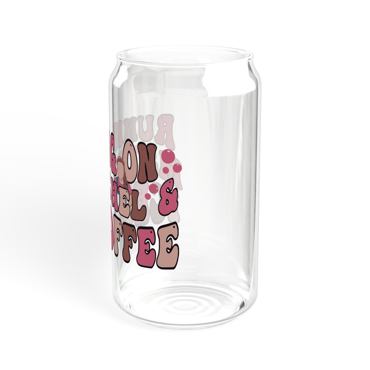 Running On Ms. Rachel and Ice Coffee - Sipper Glass, 16oz