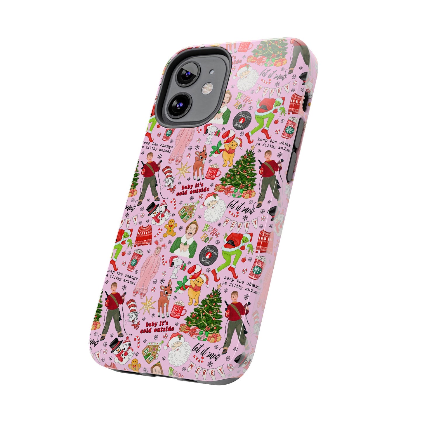 Pink Classic Christmas Movies  -  Tough Phone Cases