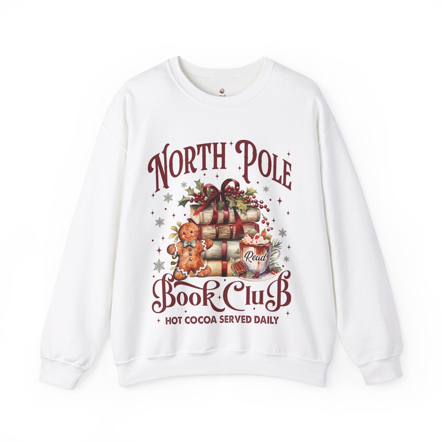 North Pole Book Club Christmas Sweatshirt