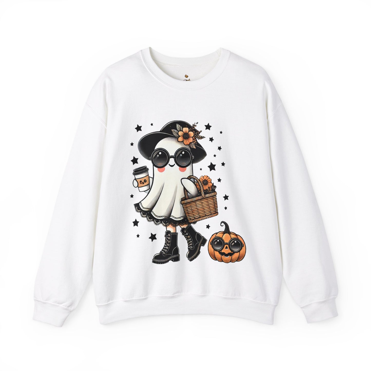 Boo-Jee Girly Ghost - Halloween Sweatshirt