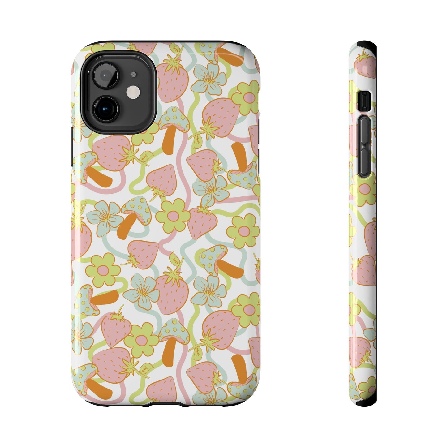 Strawberry Shrooms - Tough Phone Cases