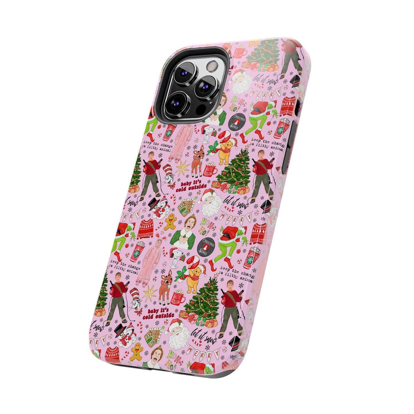 Pink Classic Christmas Movies  -  Tough Phone Cases