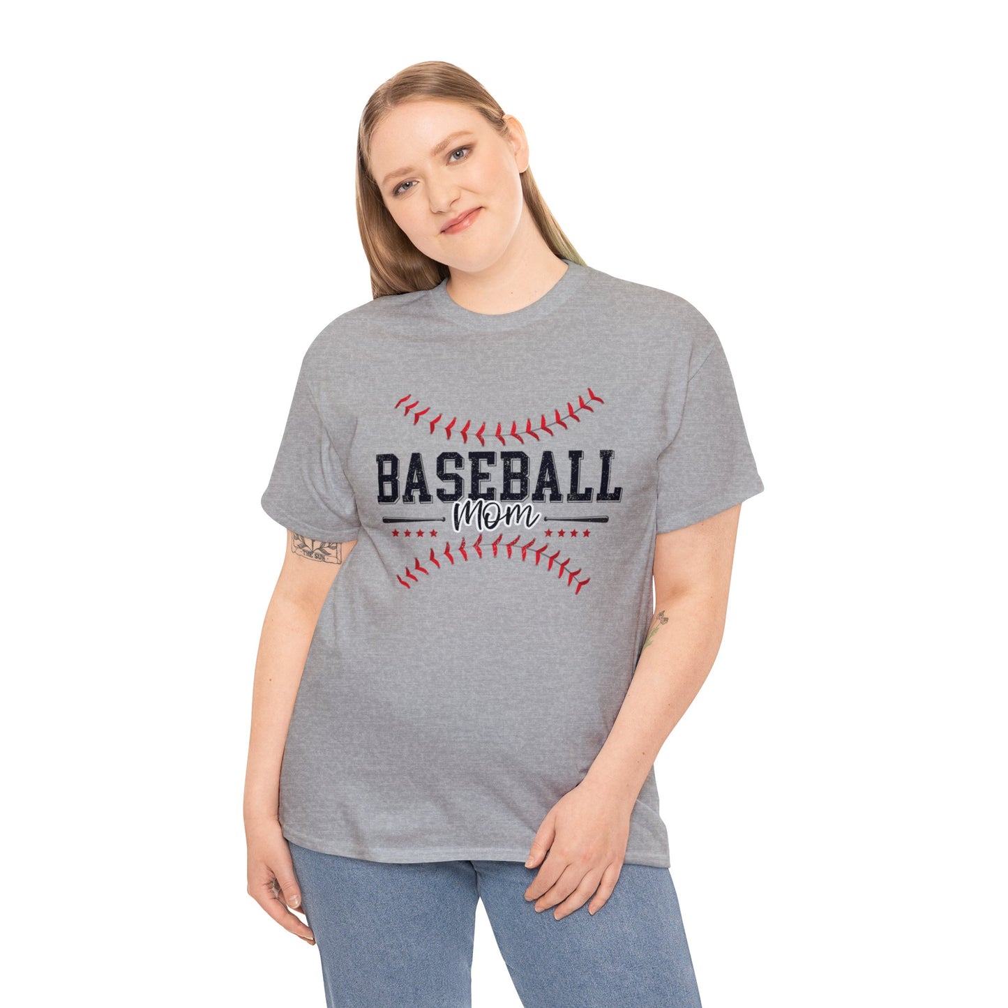 Baseball Mom - Unisex Heavy Cotton Tee