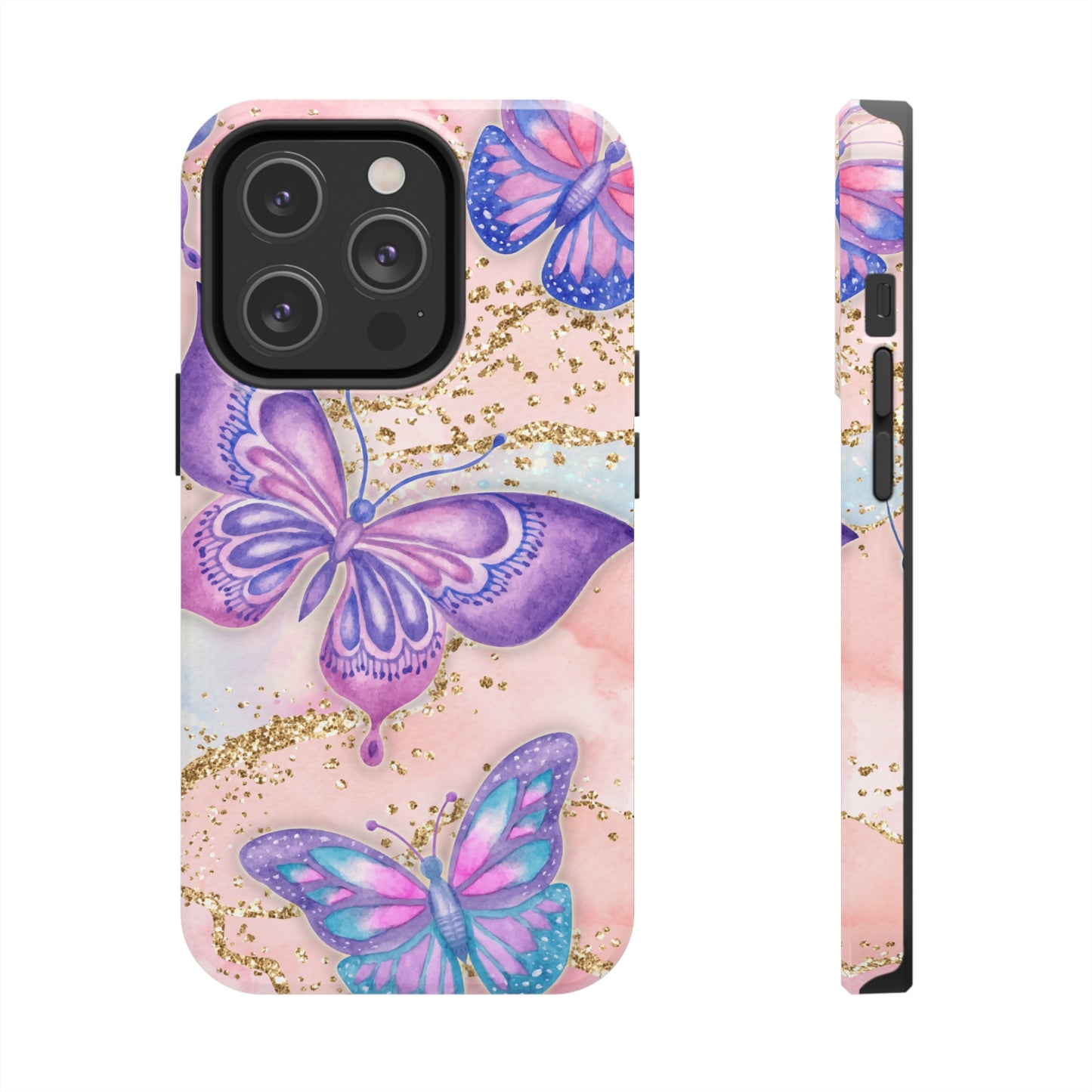 Marble Butterfly - Tough Phone Cases