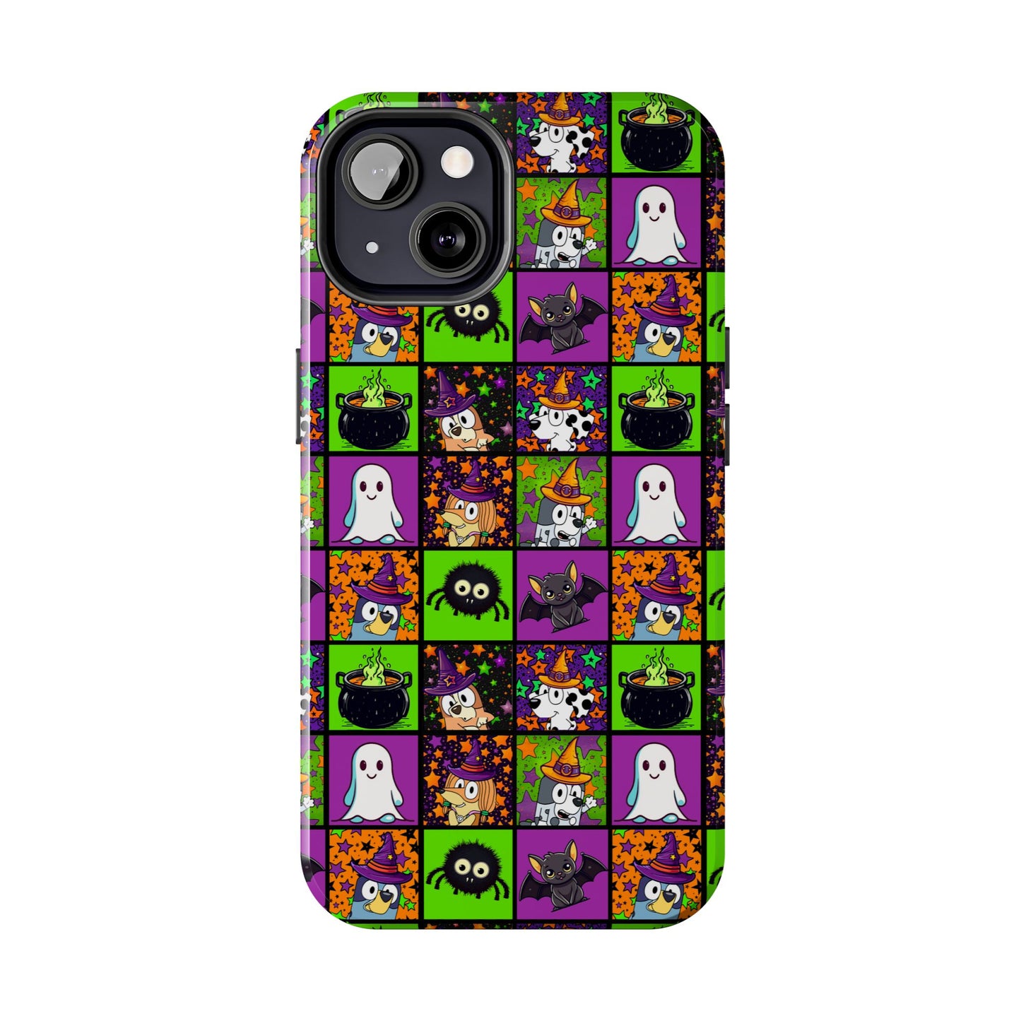 Blue Pup Halloween -  Tough Phone Cases