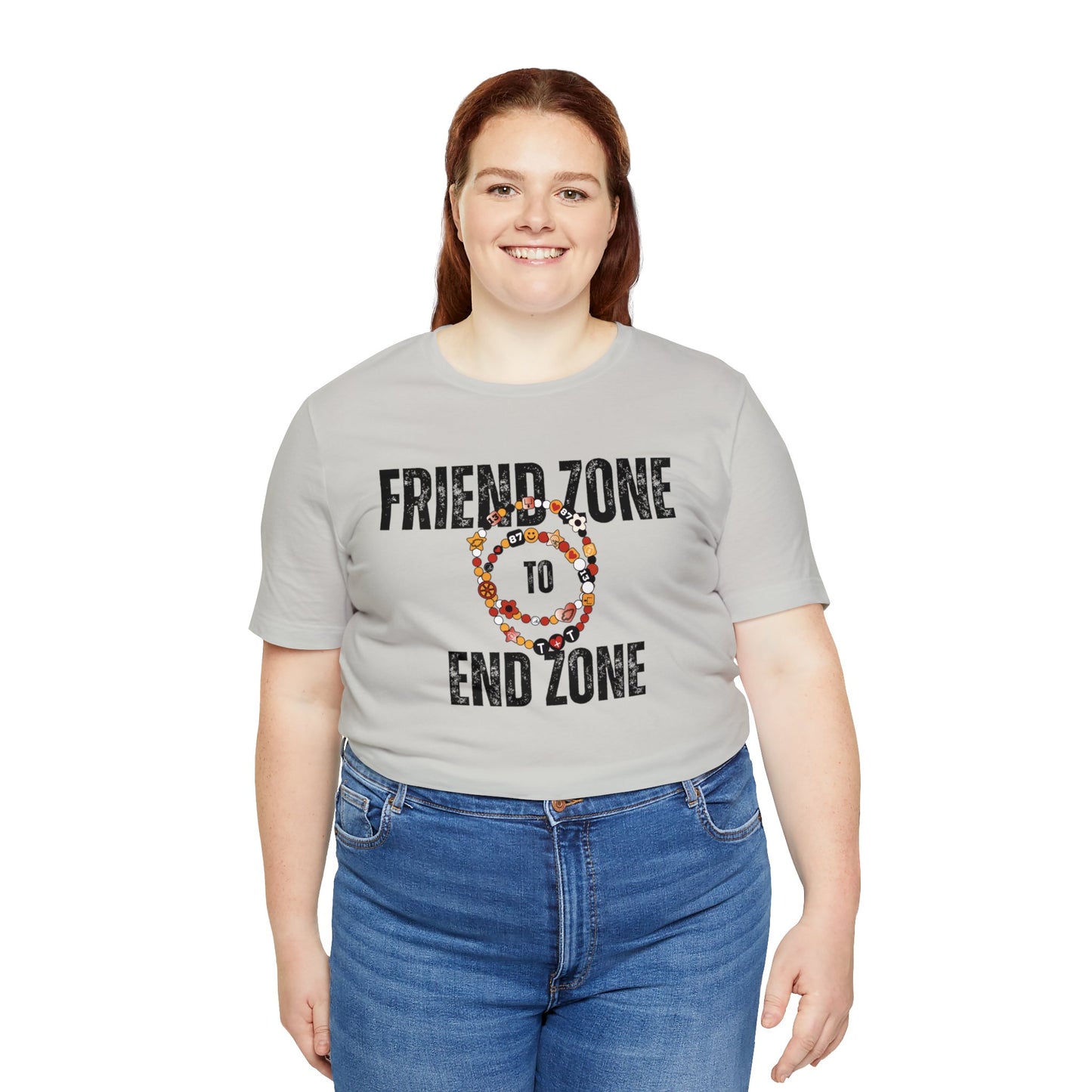 Friend Zone To The End Zone - Unisex Jersey Short Sleeve Tee