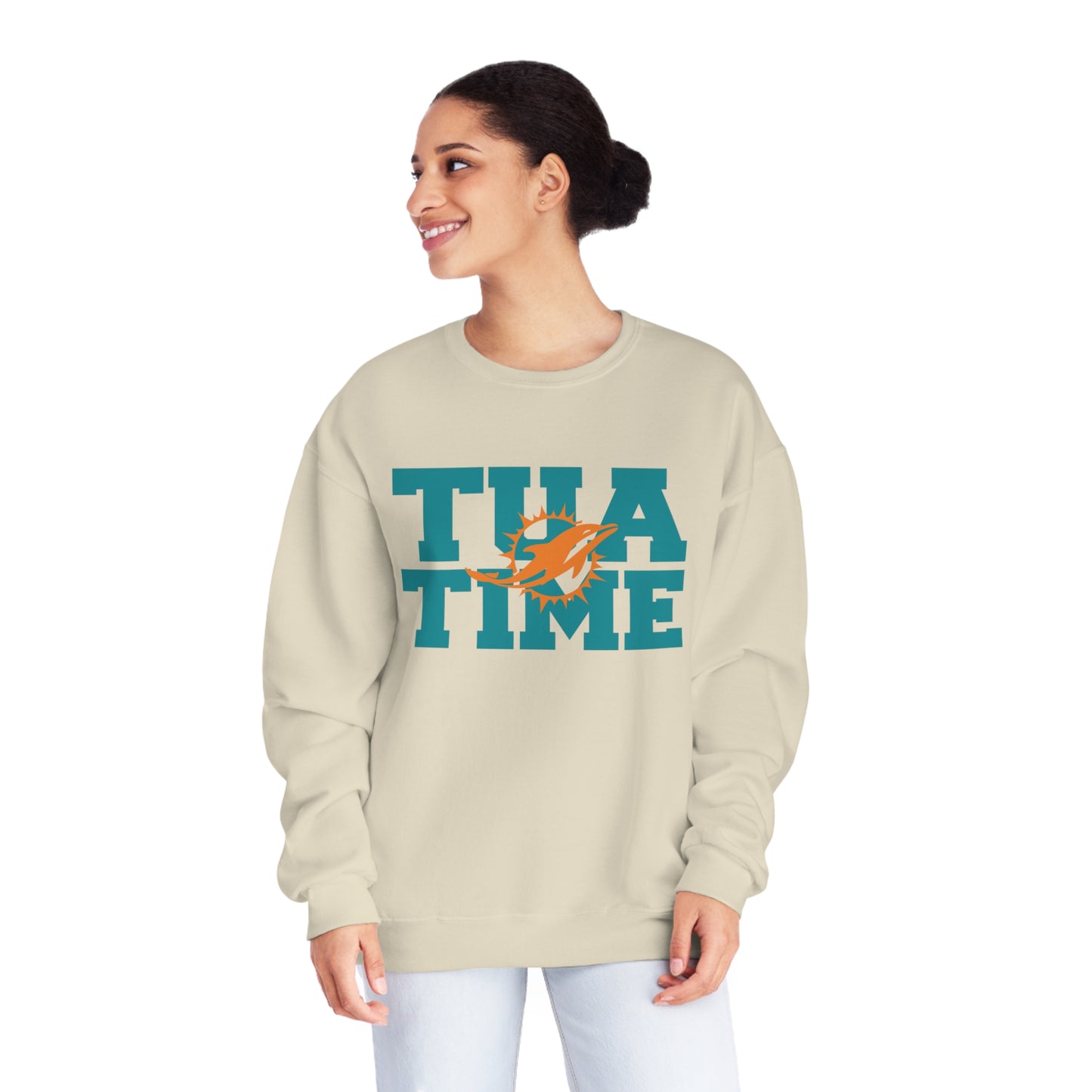Tua Front & Back - Unisex NuBlend® Crewneck Sweatshirt