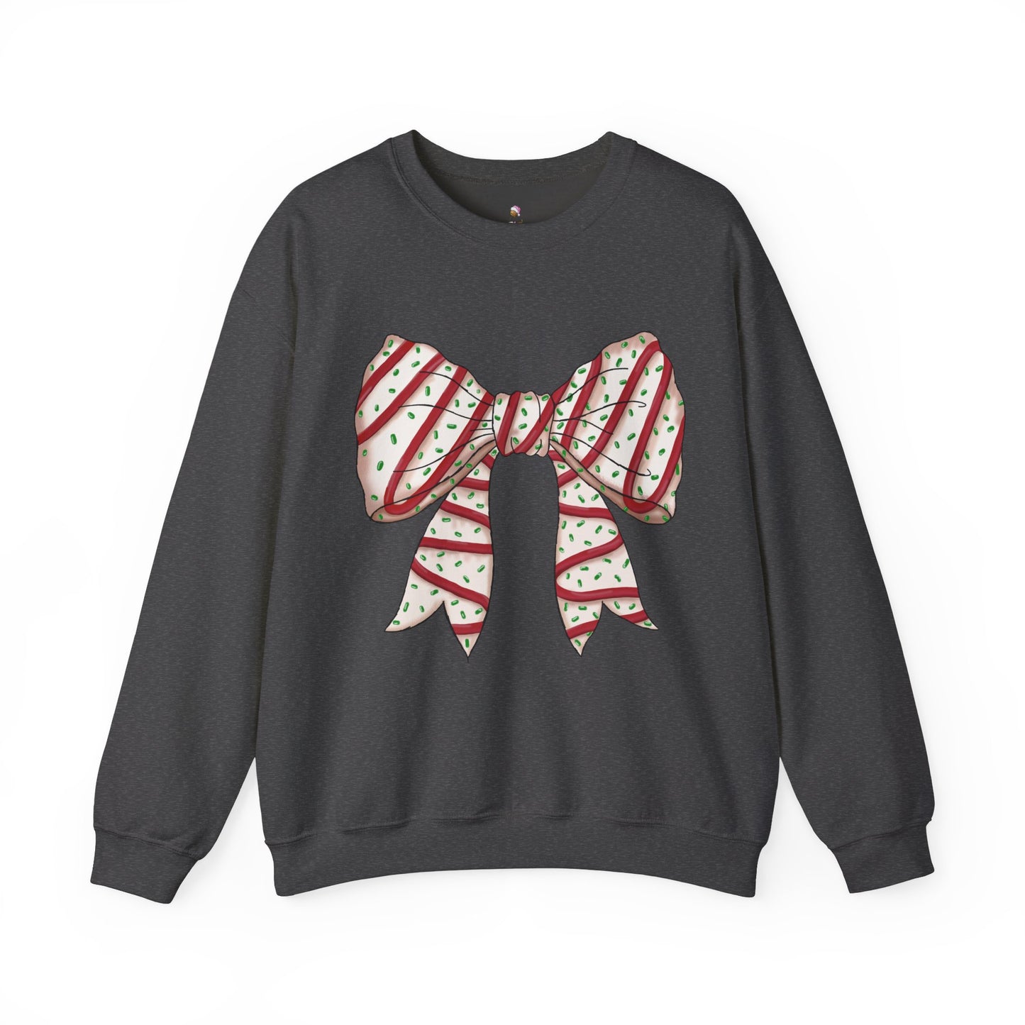 Christmas Snack Cake Coquette Crewneck Sweatshirt