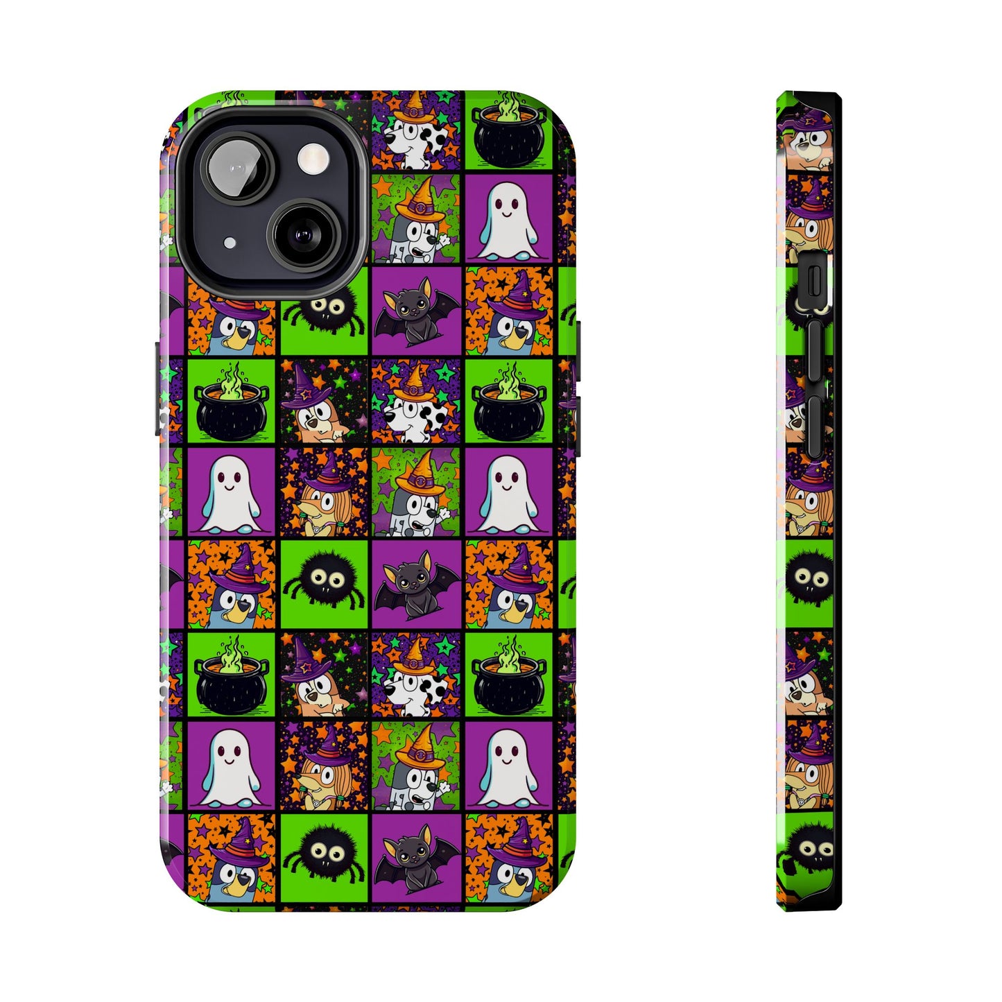 Blue Pup Halloween -  Tough Phone Cases