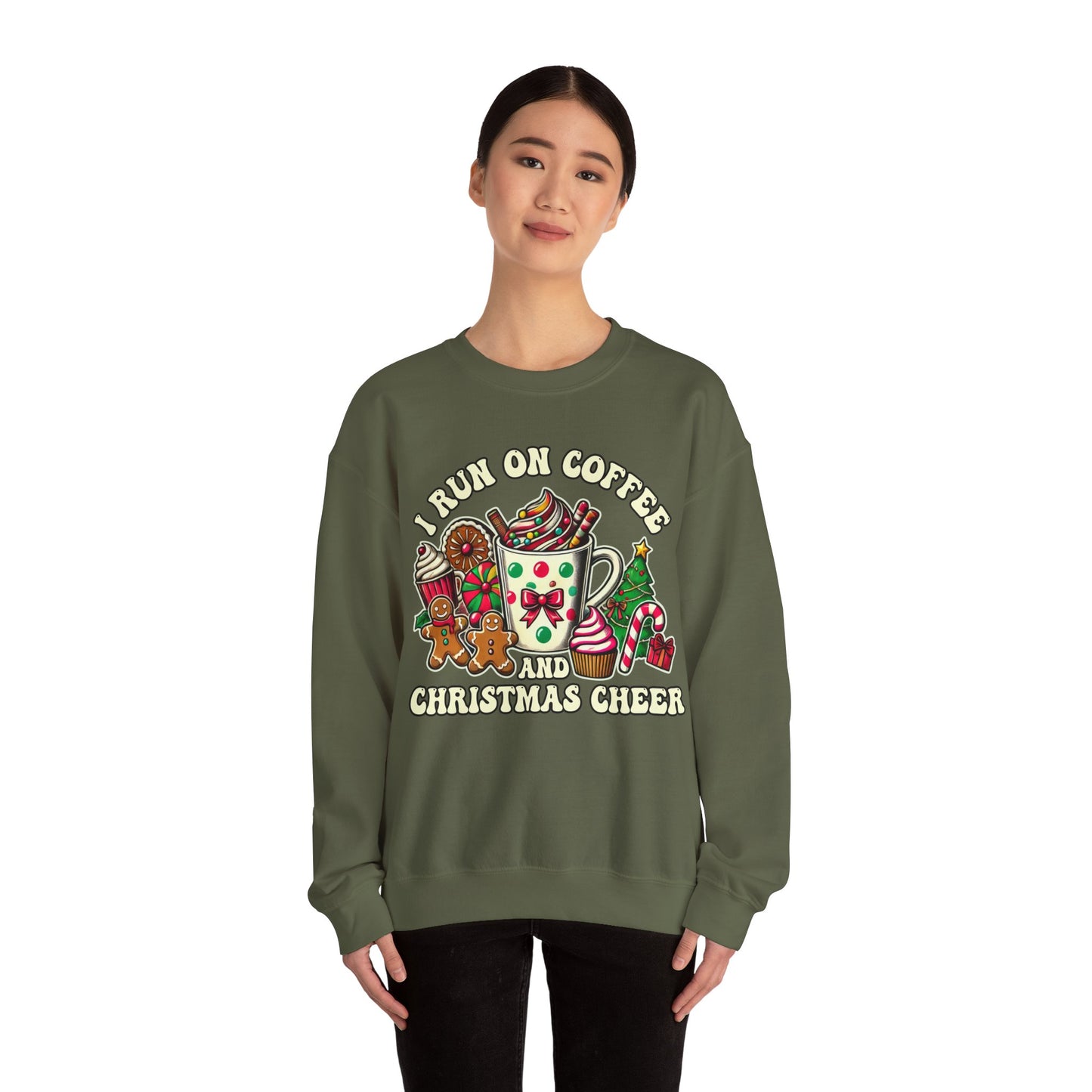 Coffee And Christmas Cheer Christmas Sweatshirt