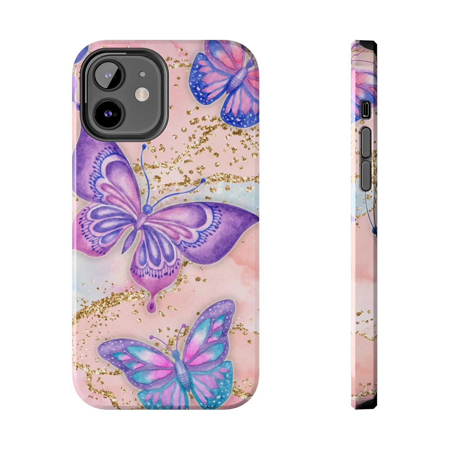 Marble Butterfly - Tough Phone Cases