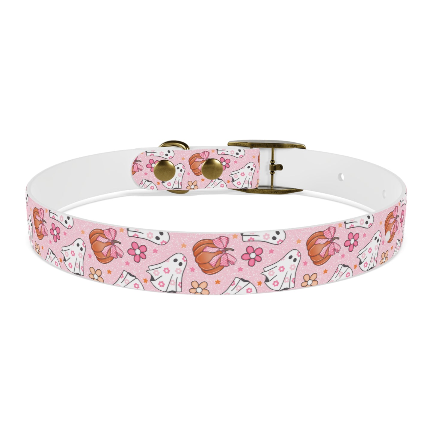 Pink Ghost  - Dog Collar