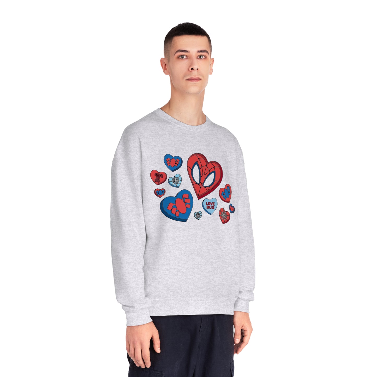 Spidey Hearts - Unisex NuBlend® Crewneck Sweatshirt