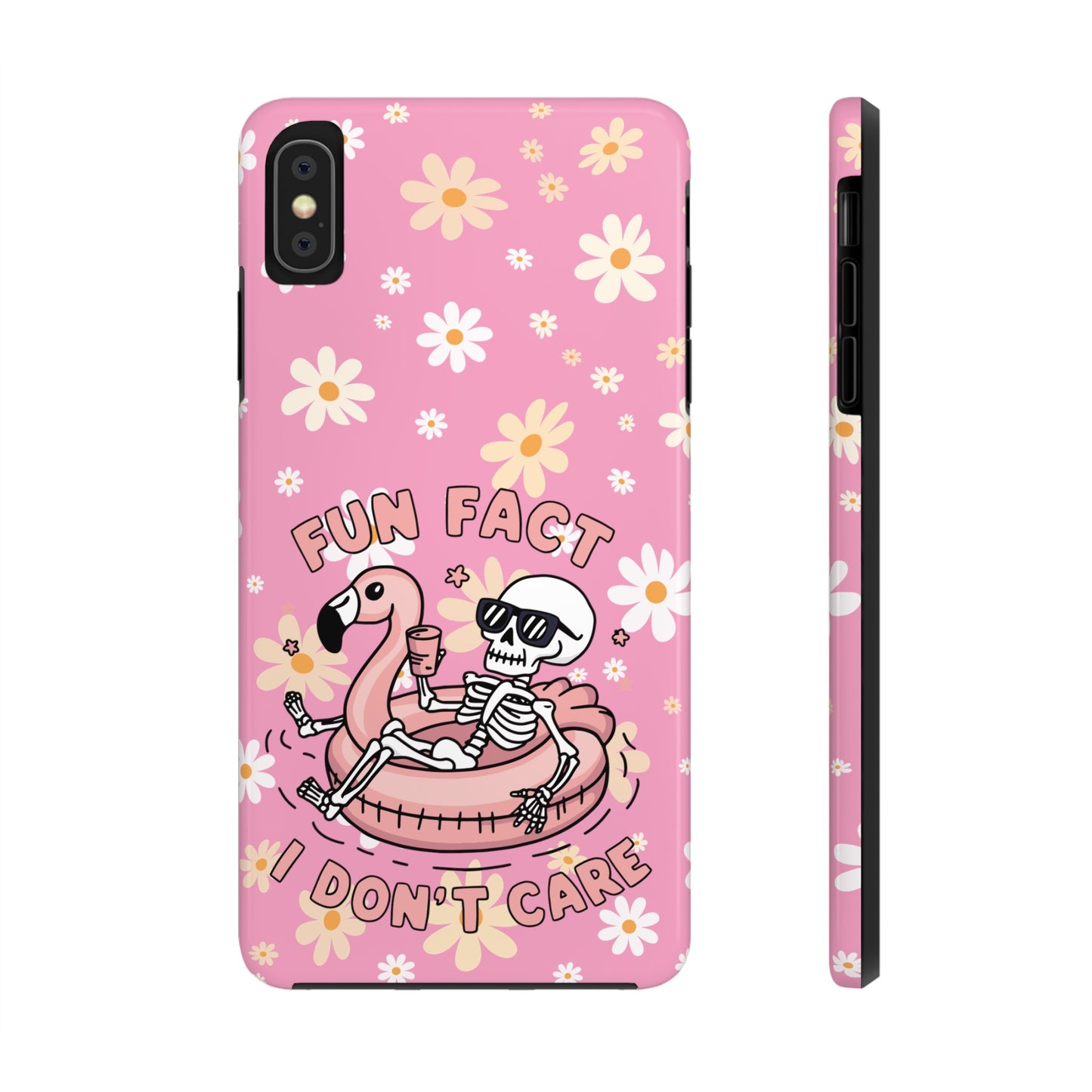 Fun Face I Dont Care  - Tough Phone Cases