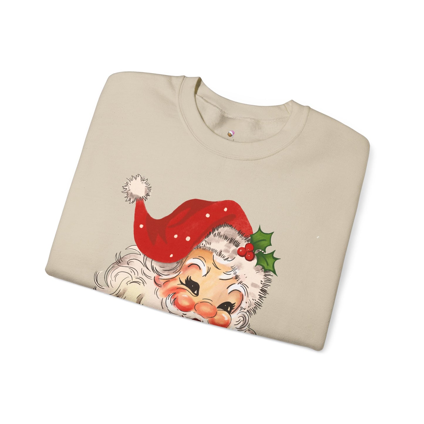 Blushing Santa Christmas Sweatshirt