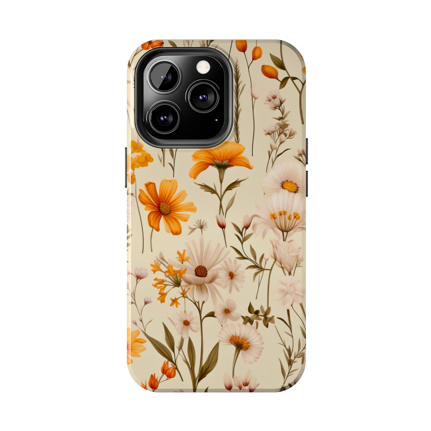 Yellow Floral - Tough Phone Cases