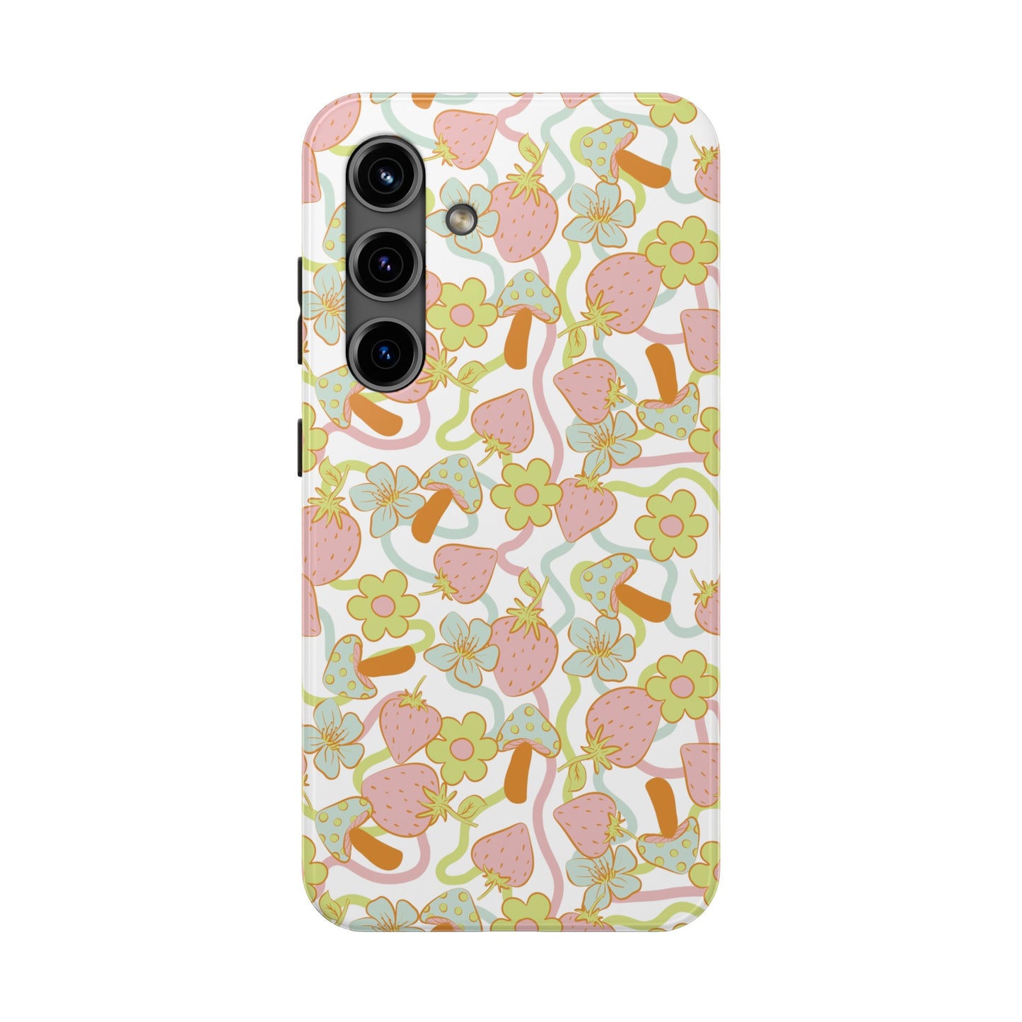 Strawberry Shrooms - Tough Phone Cases