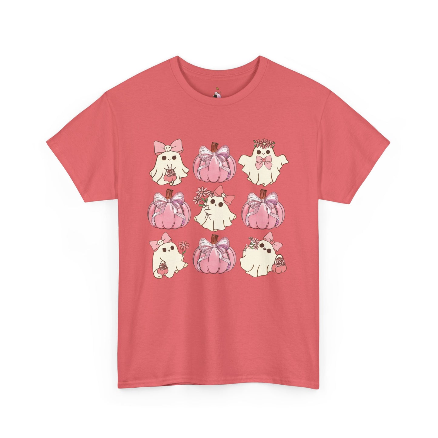 Pretty In Pink Ghosts  - Unisex Heavy Cotton Tee