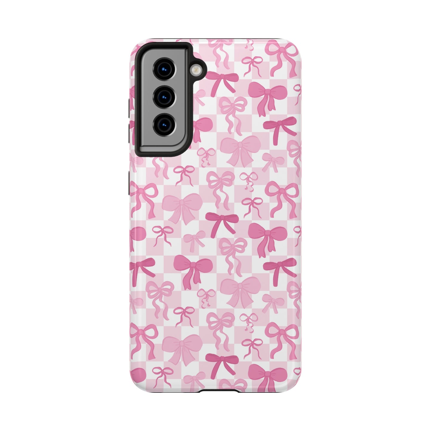 Coquette Pink Bow Girly - Tough Phone Cases