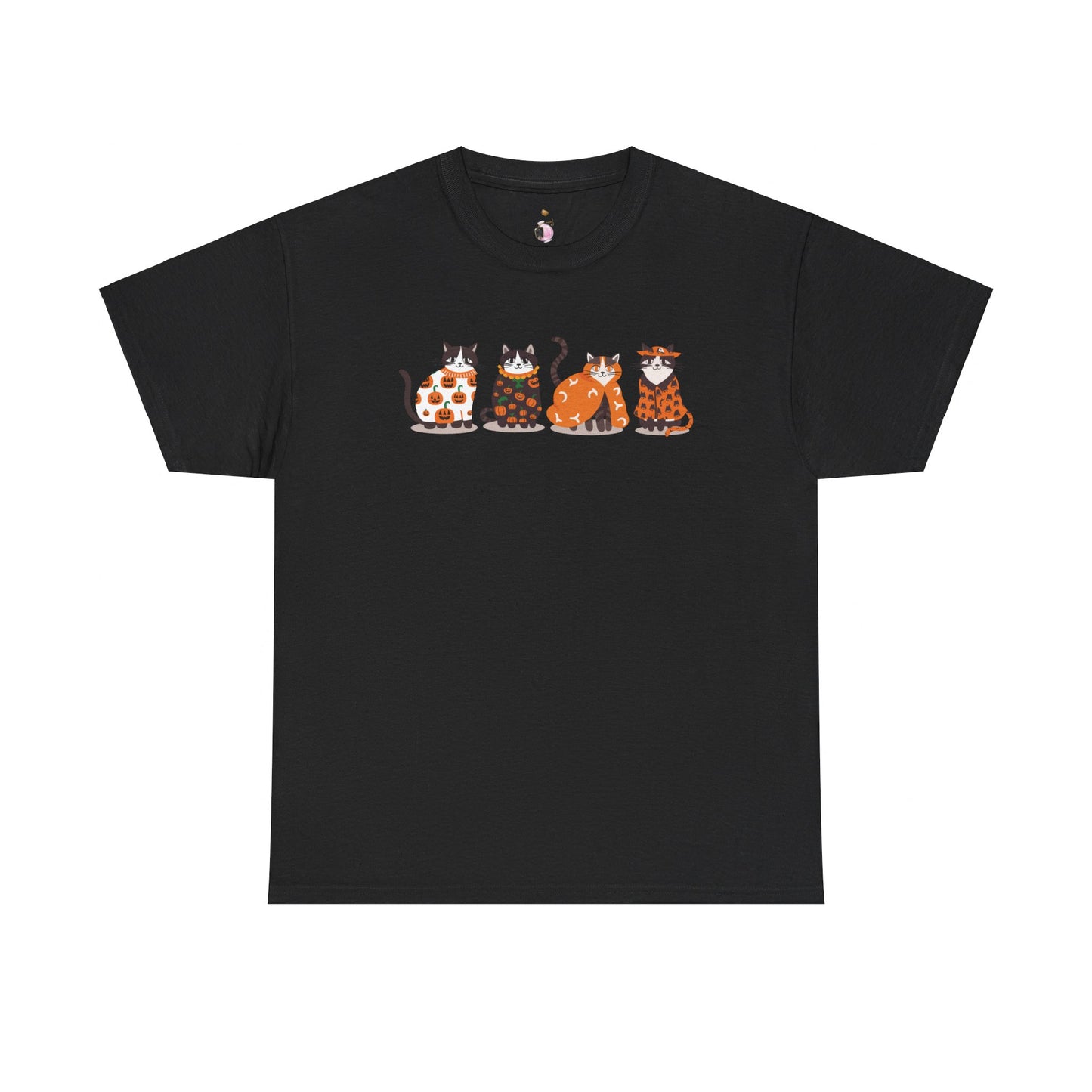 Halloween Kitties - Unisex Heavy Cotton Tee