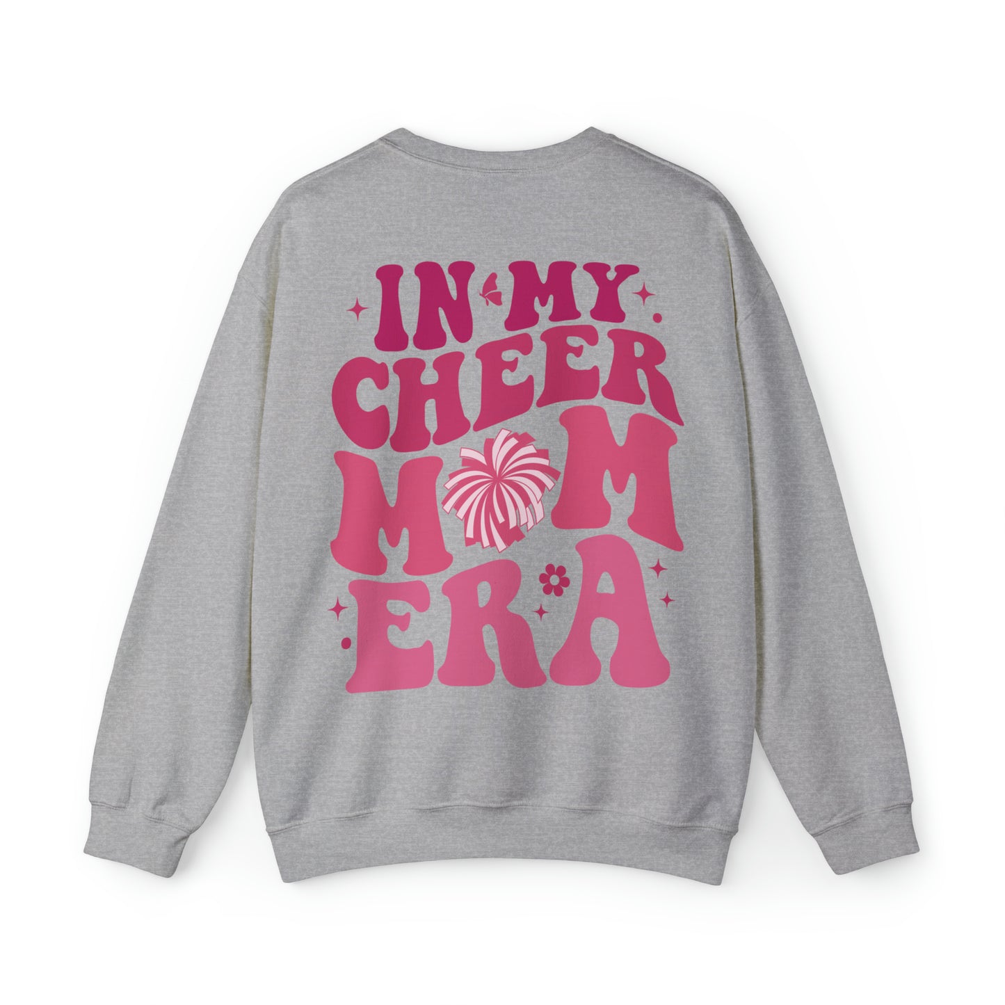 Cheer Mom Era - Front & Back  -  Unisex Heavy Blend™ Crewneck Sweatshirt