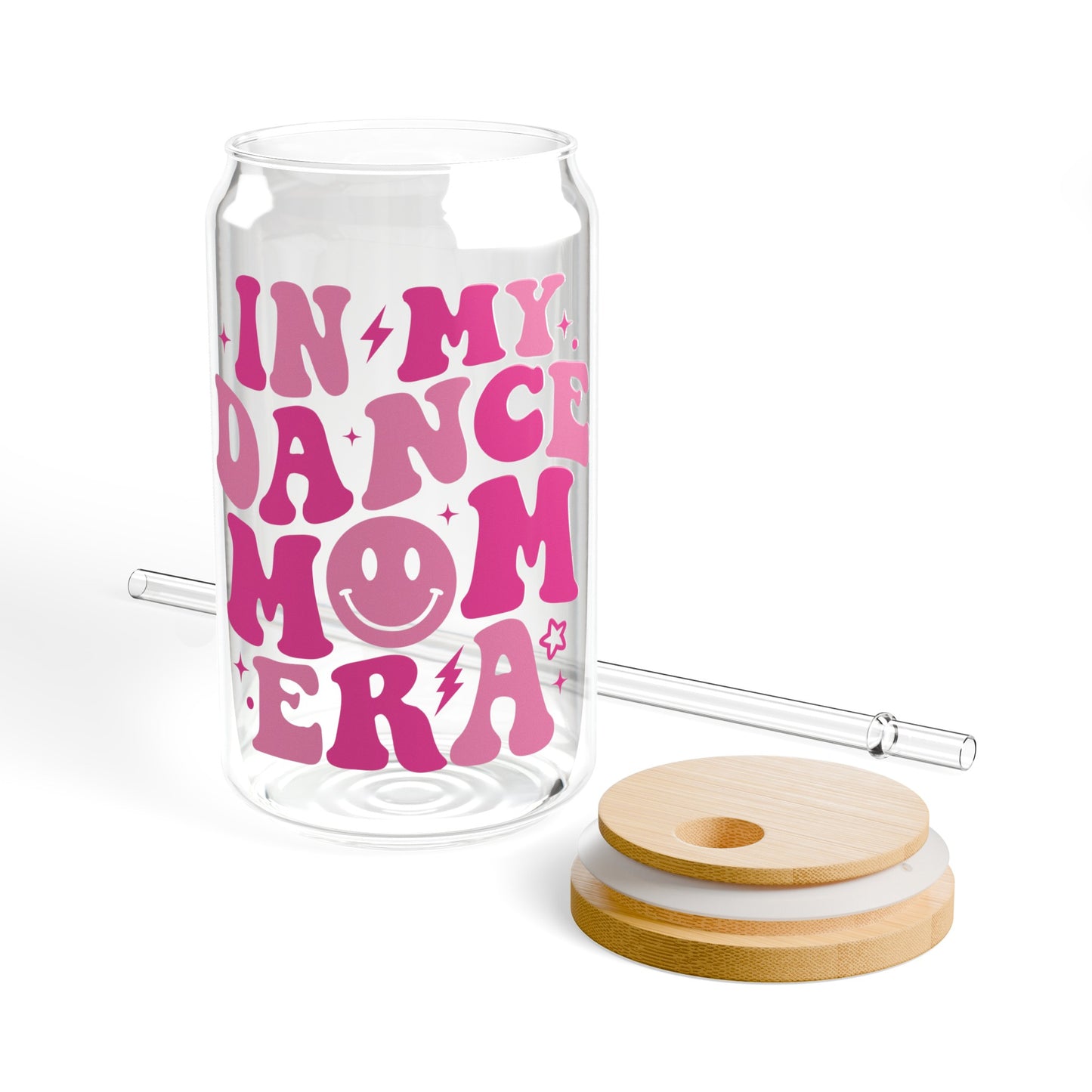 In My Dance Mom Era - Sipper Glass, 16oz