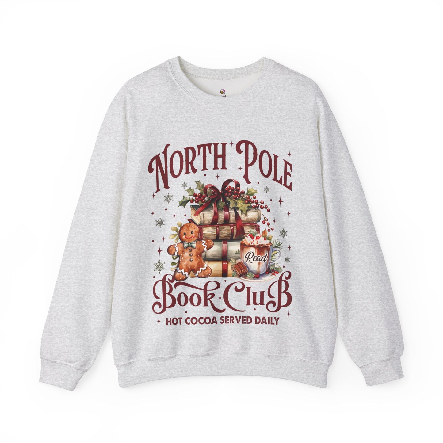 North Pole Book Club Christmas Sweatshirt