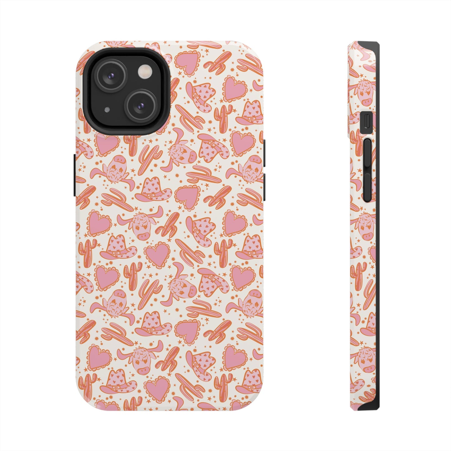 Pink Western Cowgirl  - Tough Phone Cases