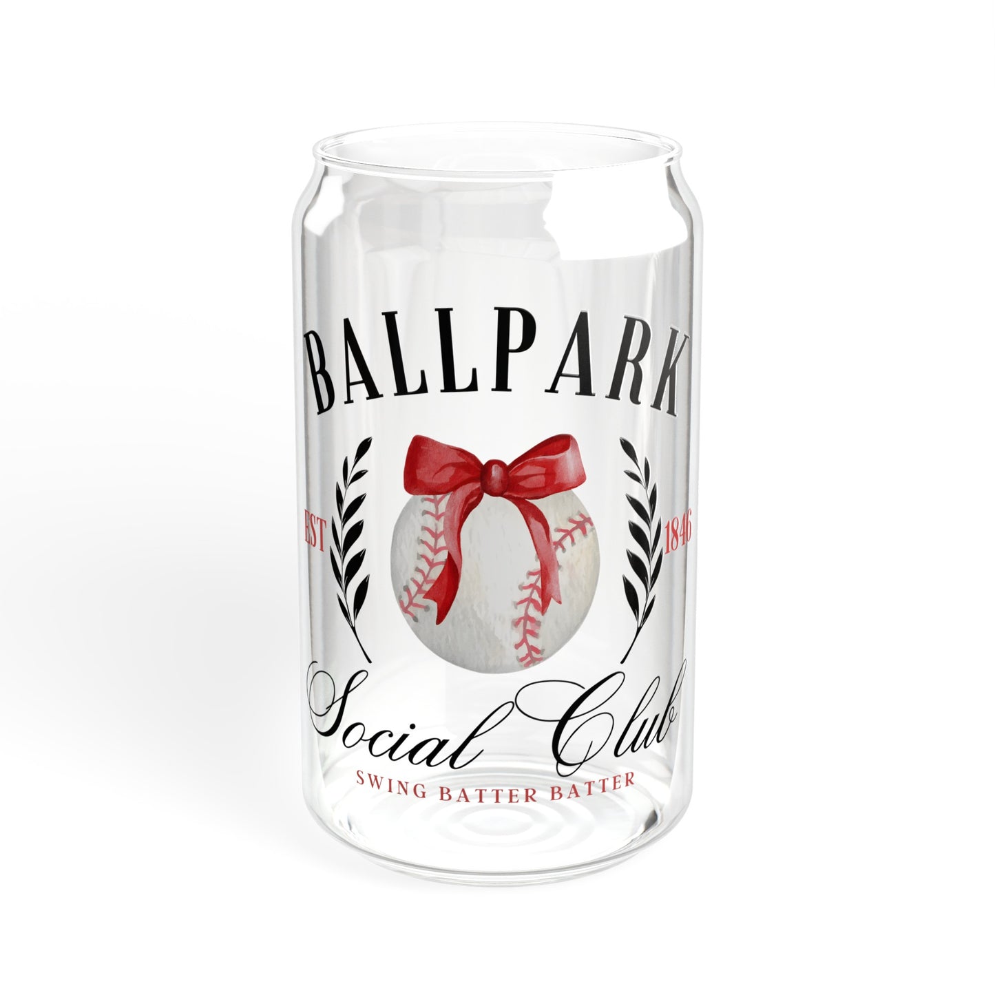 Ballpark Social Club - Sipper Glass, 16oz