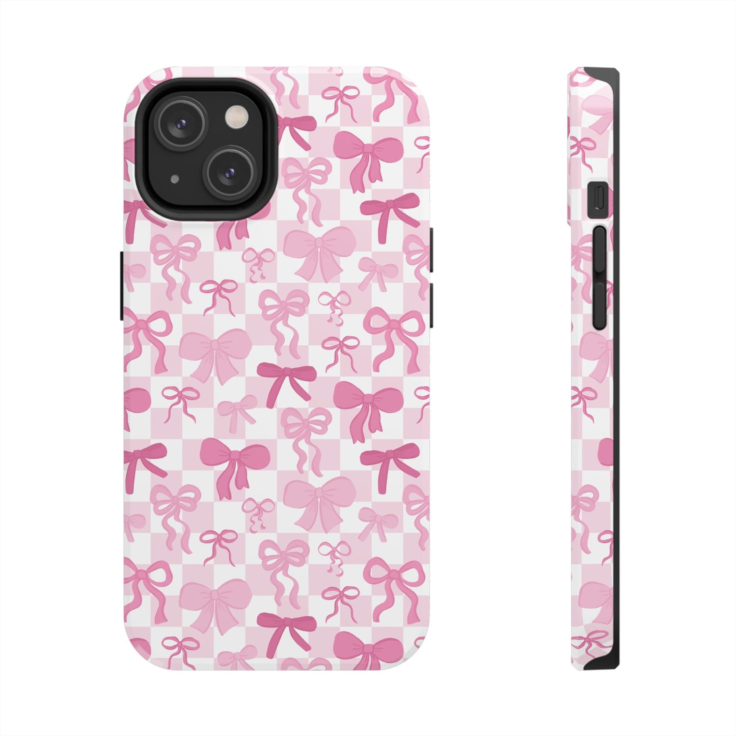 Coquette Pink Bow Girly - Tough Phone Cases