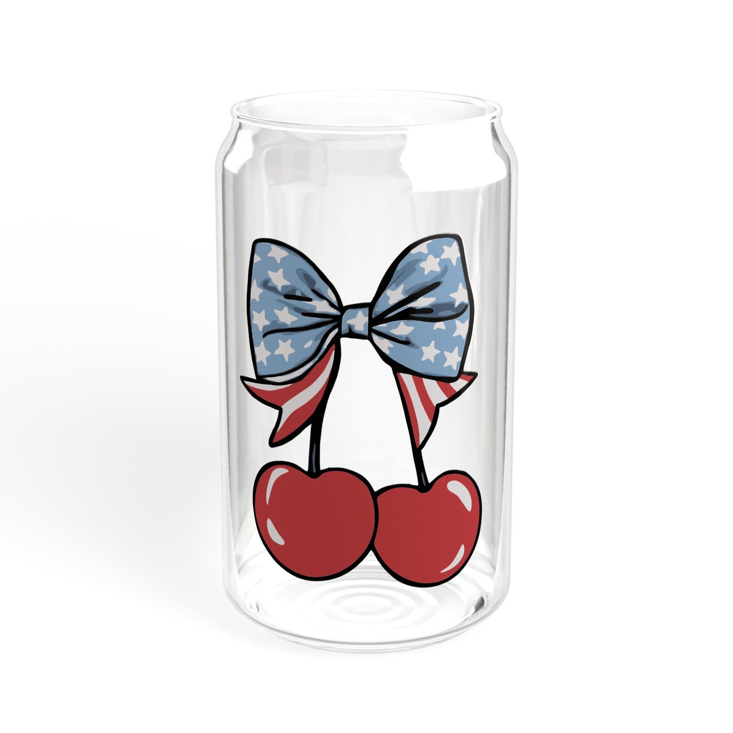 American Cherries - Sipper Glass, 16oz