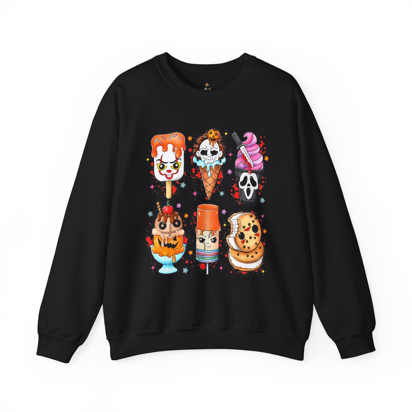 Horror Ice Cream - Unisex Heavy Blend™ Crewneck Sweatshirt