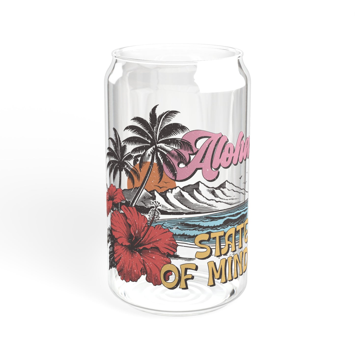 Aloha State Of Mind - Sipper Glass, 16oz