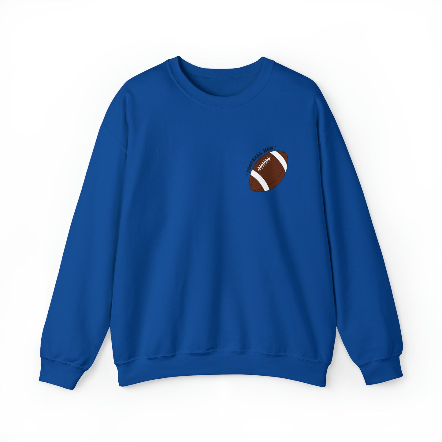 Football Mom Era - Front & Back - Unisex Heavy Blend™ Crewneck Sweatshirt