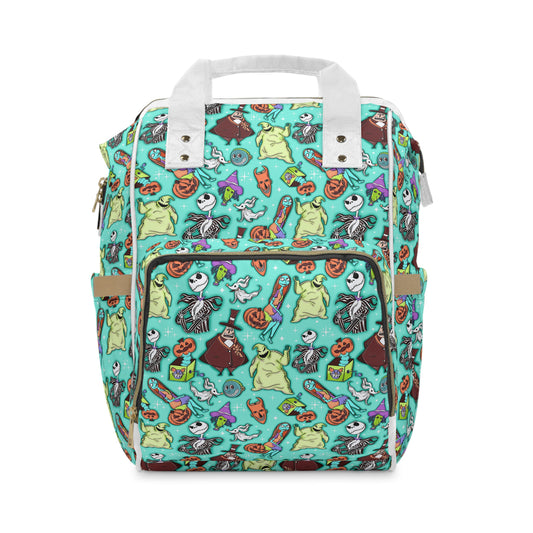 Teal Nightmare - NBC -  Diaper Backpack