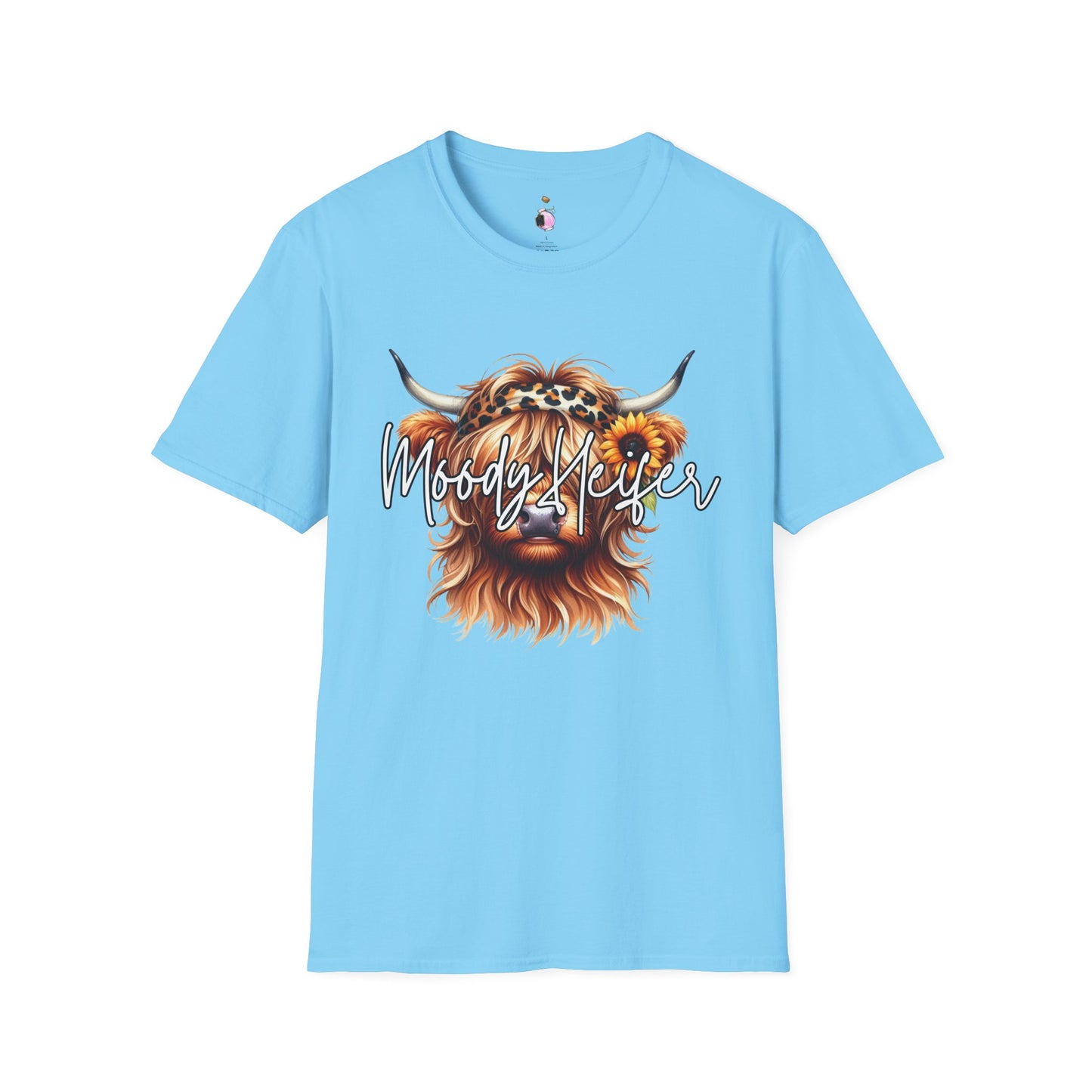 Moody Heifer - Unisex Softstyle T-Shirt