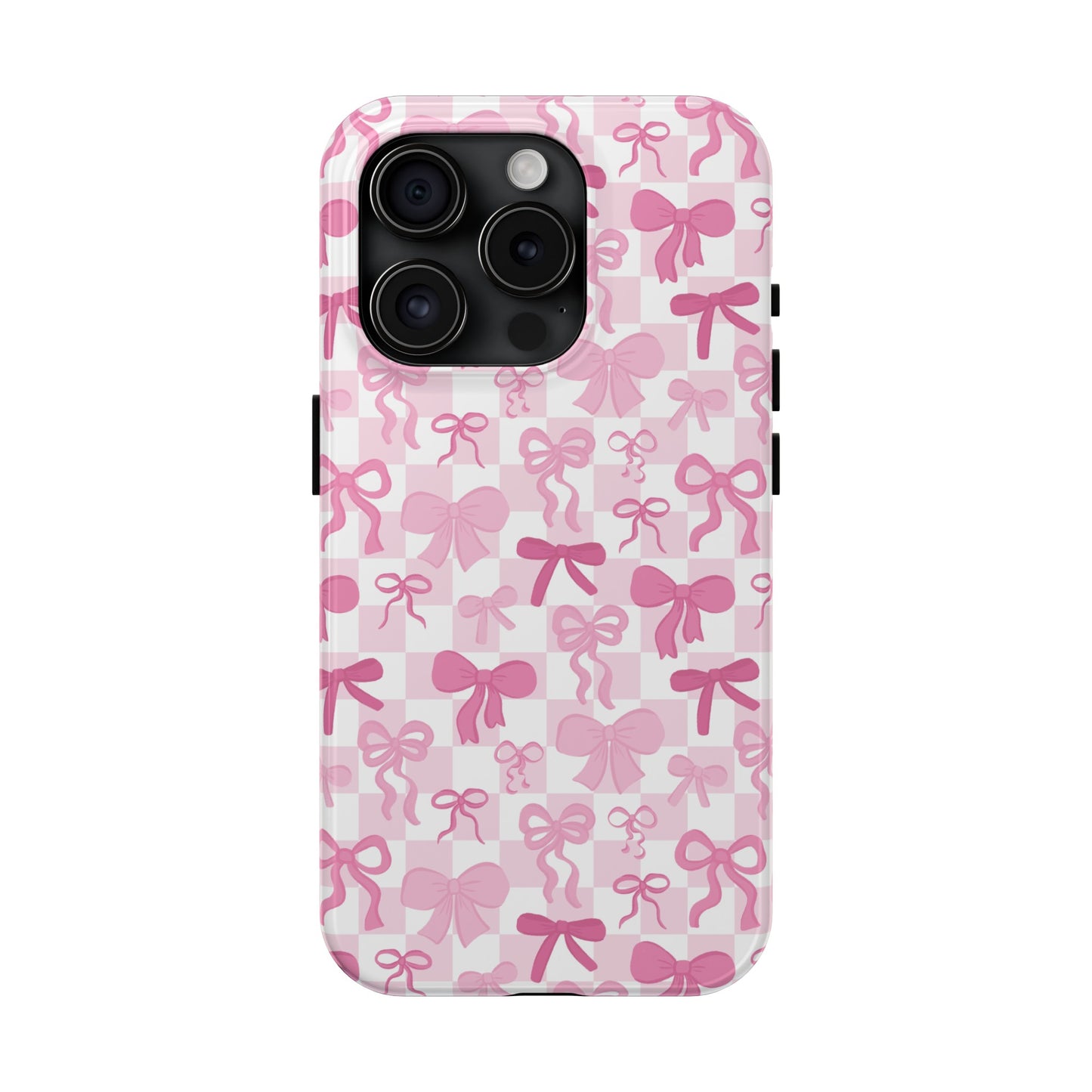 Coquette Pink Bow Girly - Tough Phone Cases