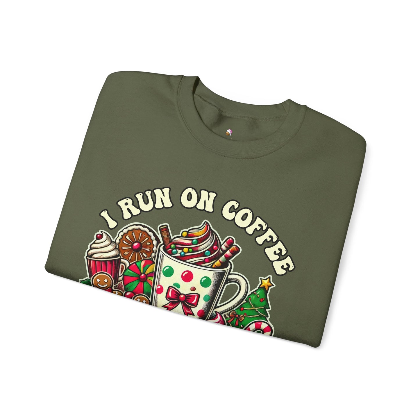 Coffee And Christmas Cheer Christmas Sweatshirt