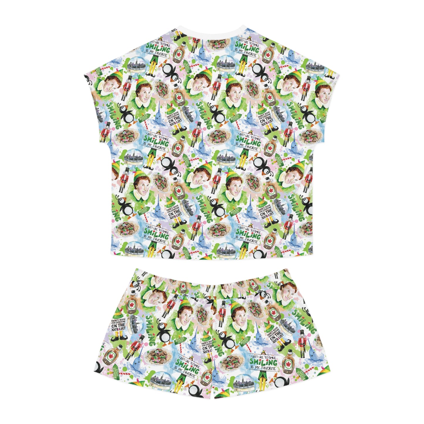 Smiling Is My Favorite - Women's Short Pajama Set